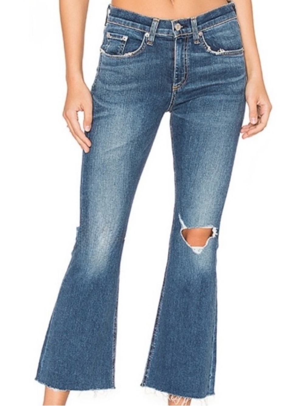 RAG & BONE➕Nina High-Rise Shorty Flare